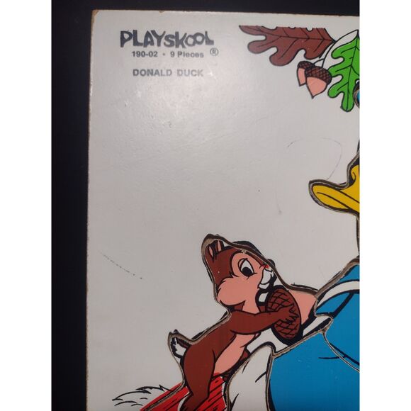 Lot‎ of 3 Vintage Playskool Wooden Puzzles Disney Snoopy Peanuts Red Riding Hood - Picture 12 of 16